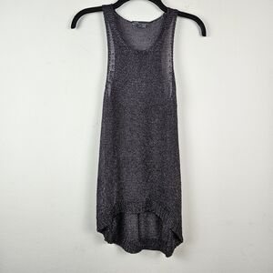Vince. Size Small Sleeveless Mesh Top Boho Festival
